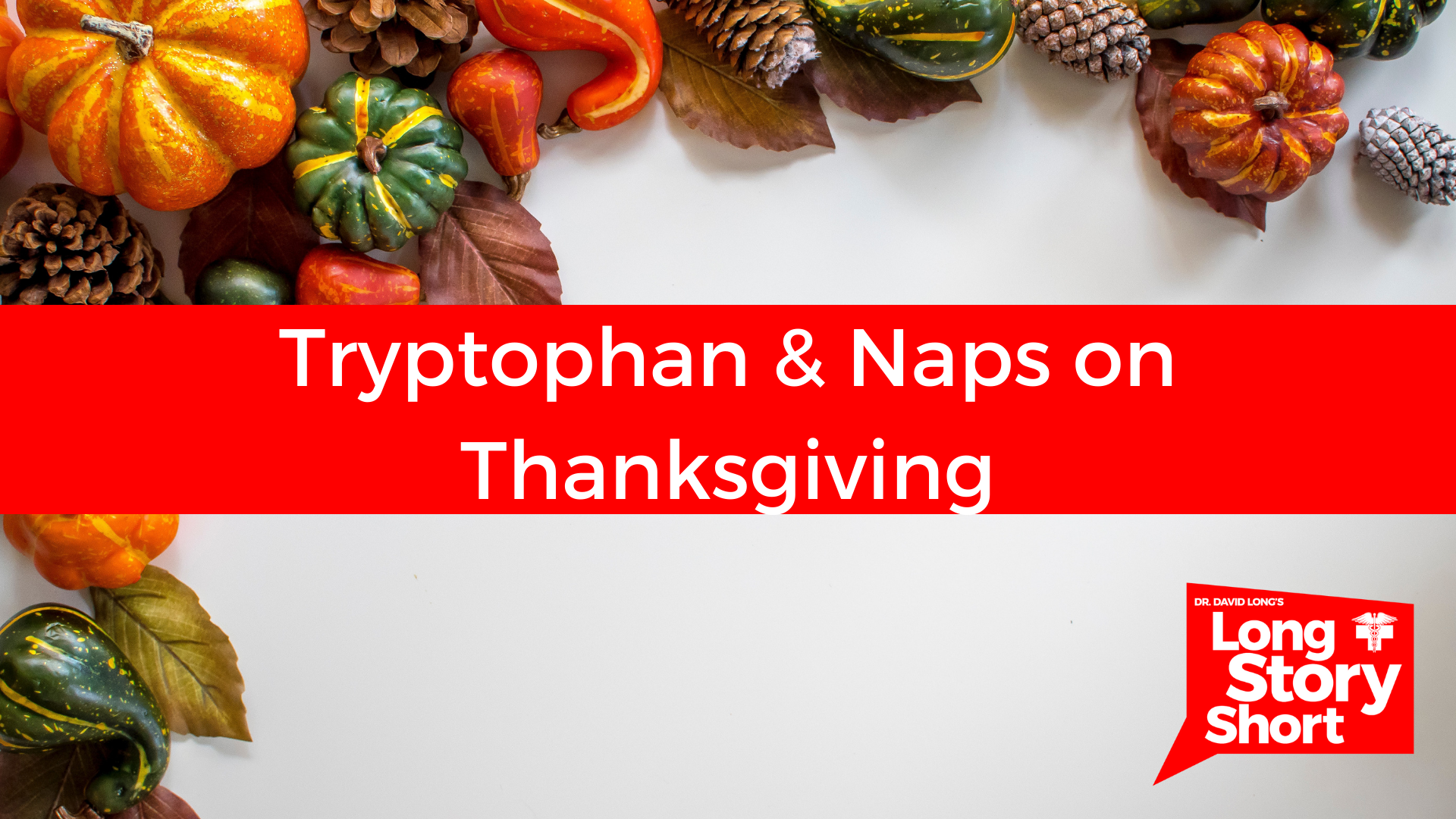 Read more about the article Tryptophan and Naps on Thanksgiving – Dr. David Long
